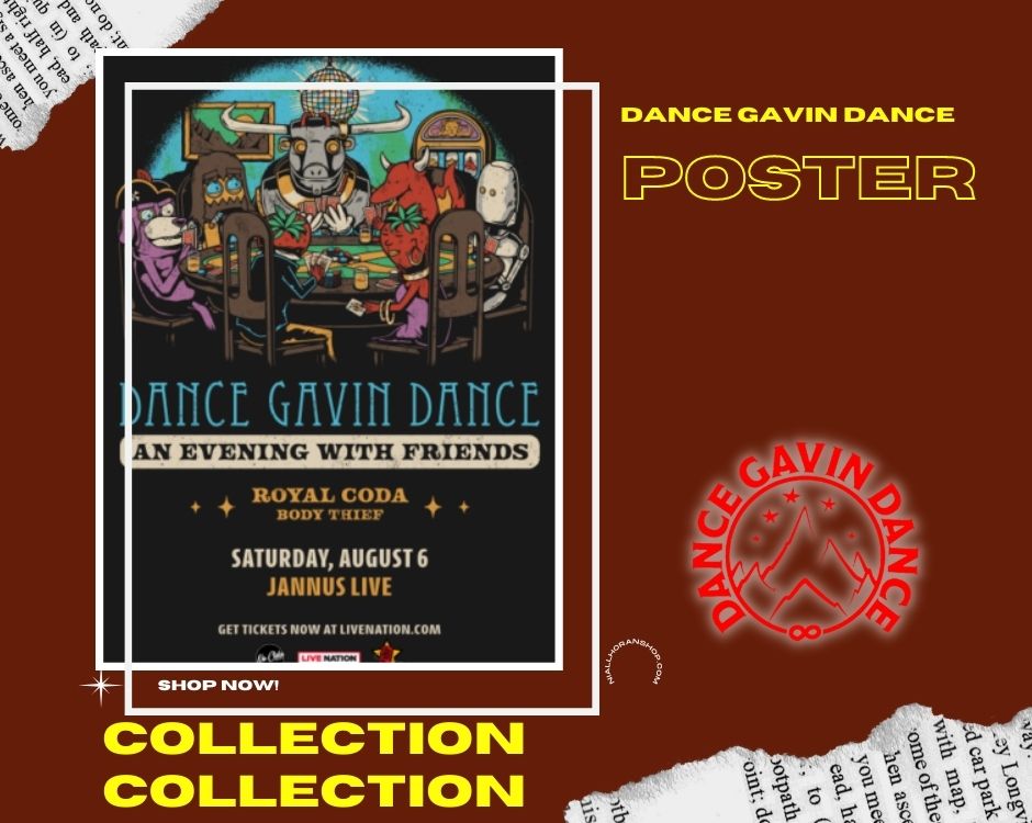 No edit dance gavin dance poster - Dance Gavin Dance Shop